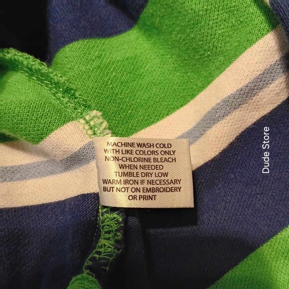 U. S. Polo Assoc. - Green & Blue Polo - Men's Size XL - Picture 7 of 7